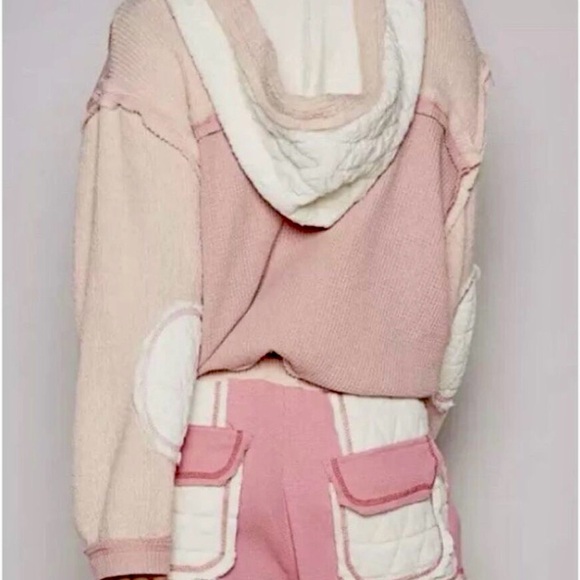 💕POL Mixed Fabric Quilted Button Jacket💕 - Picture 7 of 7